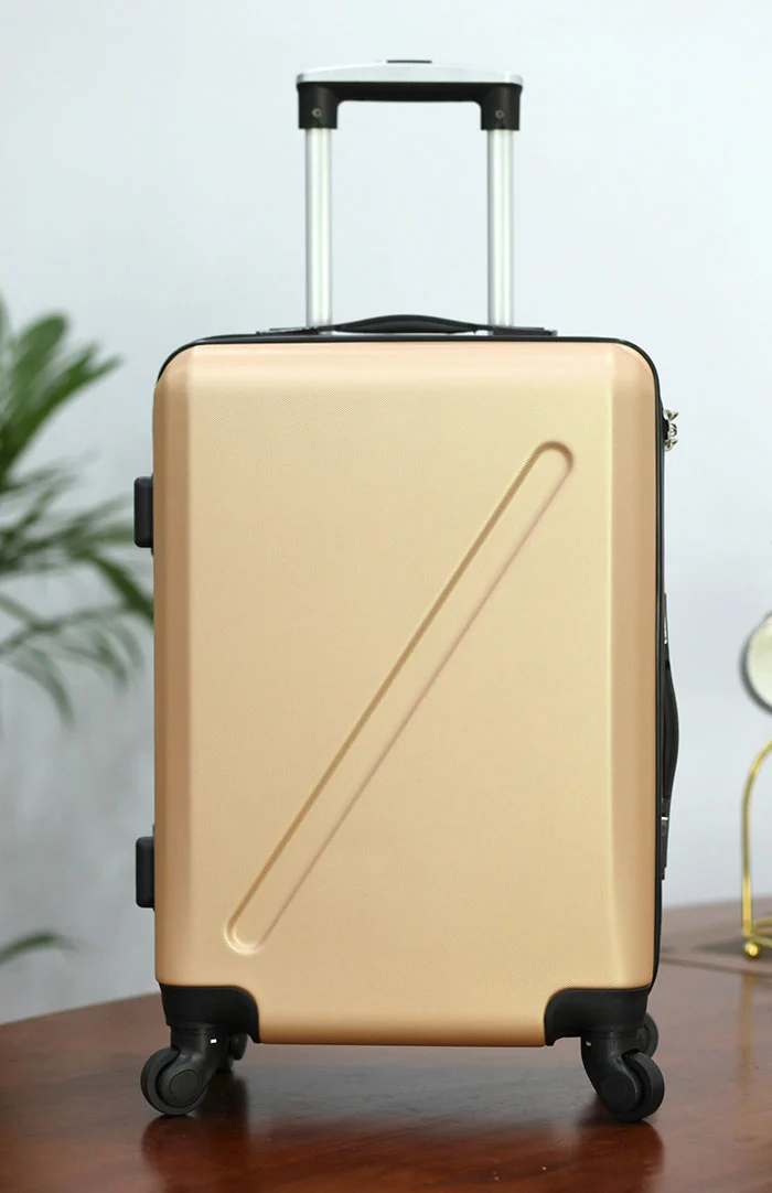 Single Diagonal Stripe Abs Luggage
